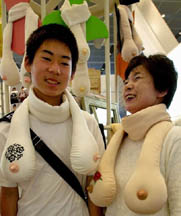 boobs on scarves!